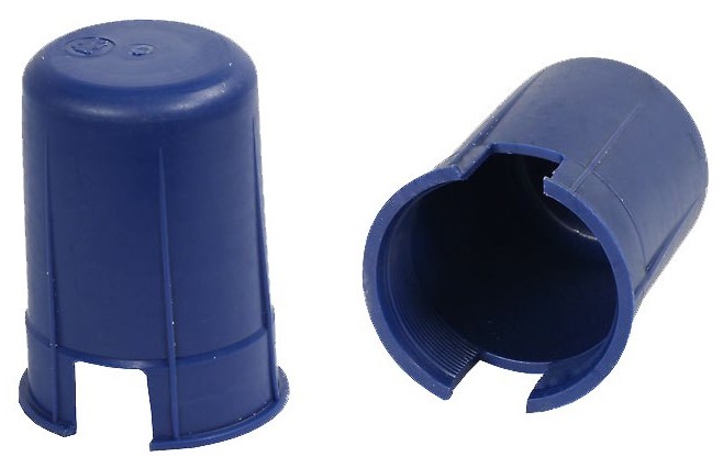 Колпак на баллон кислородный (пластиковый, синий) фото