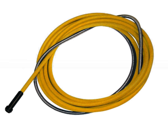 Направляющая спираль 1,2-1,6мм (5м) желтая фото